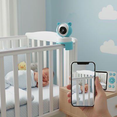 Caméra bébé - BabyVue™ HD | Surveillance & sécurité nocturne - Babe - mama