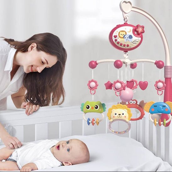 mobile bébé - berceau avec lumiere - Babe - mama