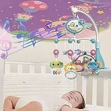 mobile bébé - berceau avec lumiere - Babe - mama