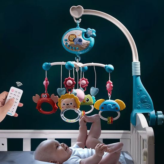 mobile bébé - berceau avec lumiere - Babe - mama