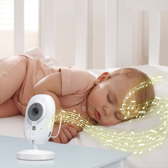 Caméra bébé AngelView™ | HD moniteur – Vision d’un ange pour des nuits paisibles