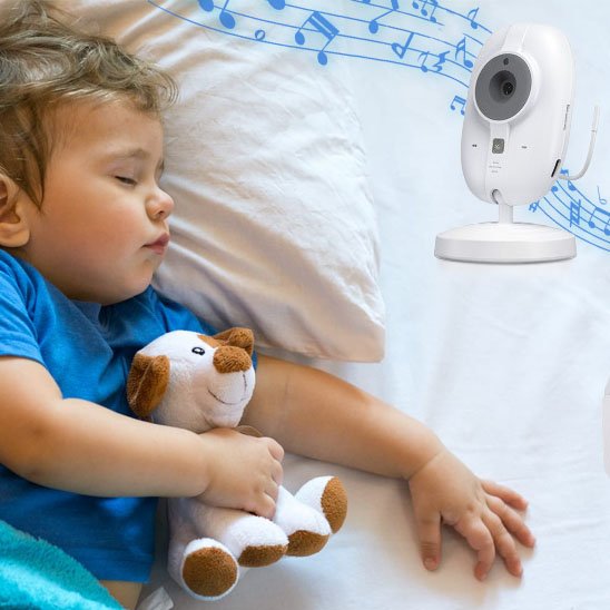 Caméra bébé AngelView™ | HD moniteur – Vision d’un ange pour des nuits paisibles