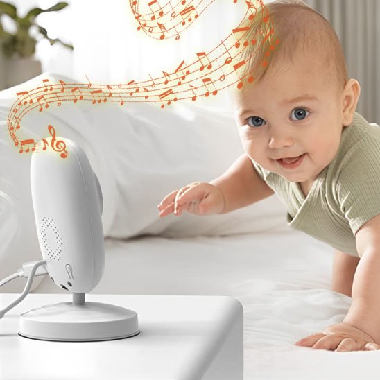 Caméra bébé AngelView™ | HD moniteur – Vision d’un ange pour des nuits paisibles