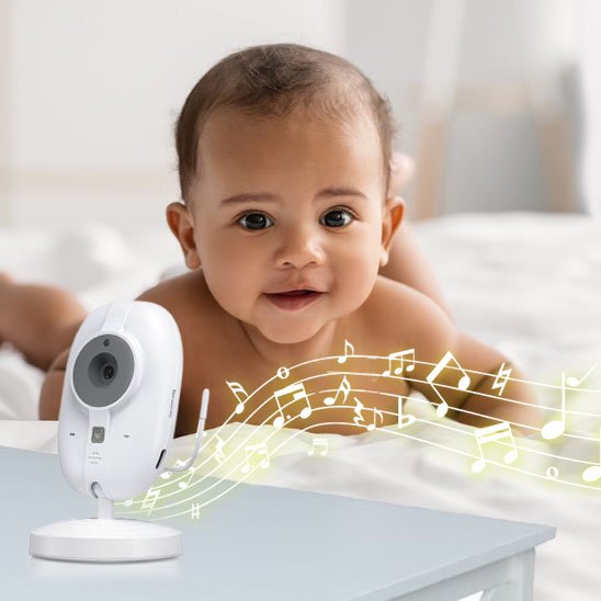 Caméra bébé AngelView™ | HD moniteur – Vision d’un ange pour des nuits paisibles