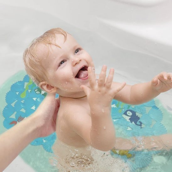 Tapis de bain bebe - AquaBébé™ | Antidérapant et sécurisé - Babe - mama