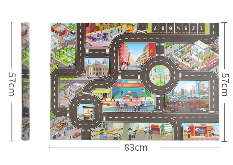 Tapis De Jeu | routiere - Babe - mama
