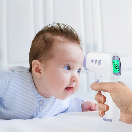 Thermomètre frontal - ThermoFlash™ | Précision instantanée - Babe - mama
