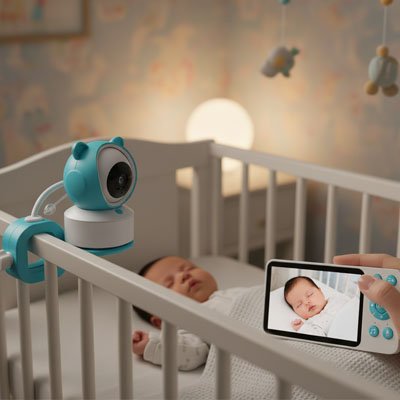 Caméra bébé - BabyVue™ HD | Surveillance & sécurité nocturne - Babe - mama