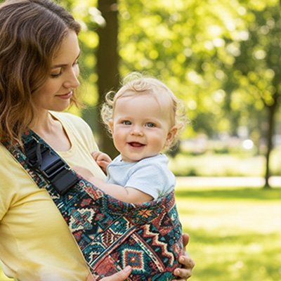 Écharpe de portage bébé - MonCâlin™ | Confort Premium - Babe - mama