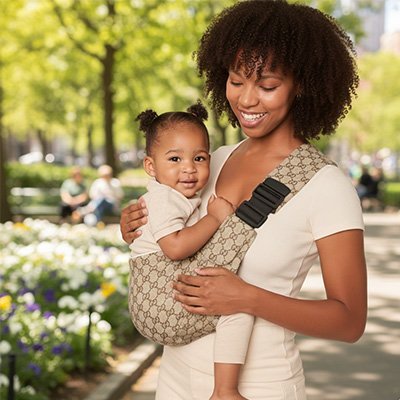 Écharpe de portage - CâlinLinéa™ | Confort & Sécurité - Babe - mama