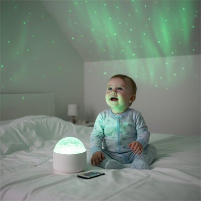lampe-aurores-boréales-bébé-nuit-apaisante
