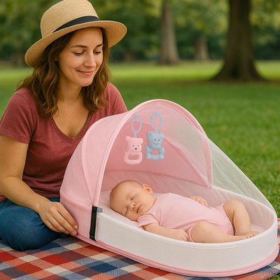 Lit bébé de voyage - DodoMiel™: sécurité & confort nomade