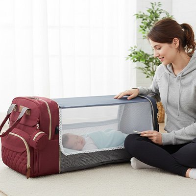 Sac à langer - CâlinBag™ | Multifonctionnel & élégant - Babe - mama
