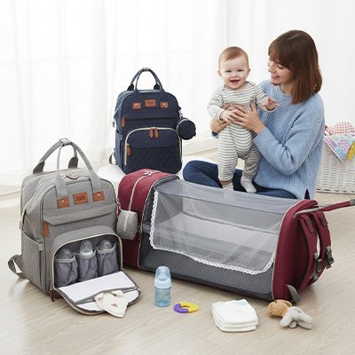 Sac à langer - CâlinBag™ | Multifonctionnel & élégant - Babe - mama