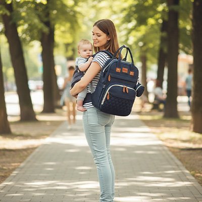 Sac à langer - CâlinBag™ | Multifonctionnel & élégant - Babe - mama