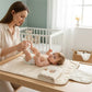 Tapis à langer nomade - HappyBébé™ | Compact et imperméable - Babe - mama