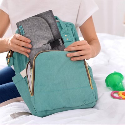 Tapis à langer nomade – MiniChange™ | Compact imperméable - Babe - mama