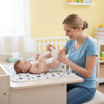 Tapis à langer nomade - NomadeChic™ | hygiène & Confort - Babe - mama