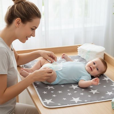 Tapis à langer nomade - NomadeChic™ | hygiène & Confort - Babe - mama