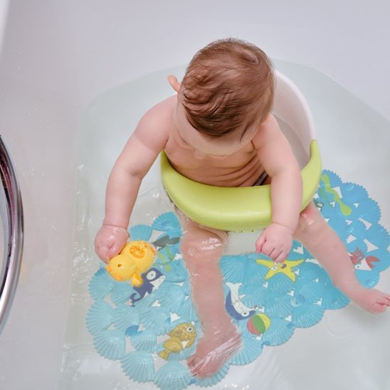 Tapis de bain bebe - AquaBébé™ | Antidérapant et sécurisé - Babe - mama