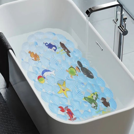 Tapis de bain bebe - AquaBébé™ | Antidérapant et sécurisé - Babe - mama