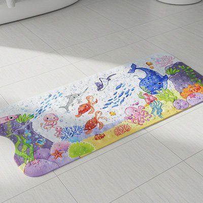 Tapis de bain bébé – BainSérénité™ | Antidérapant, sûr et confortable - Babe - mama