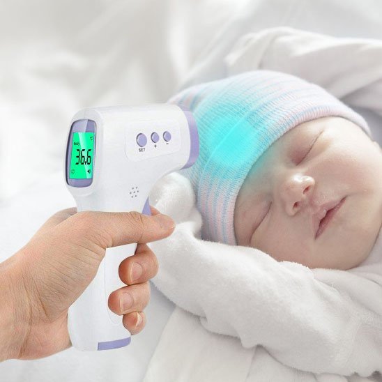 Thermomètre frontal - ThermoFlash™ | Précision instantanée - Babe - mama