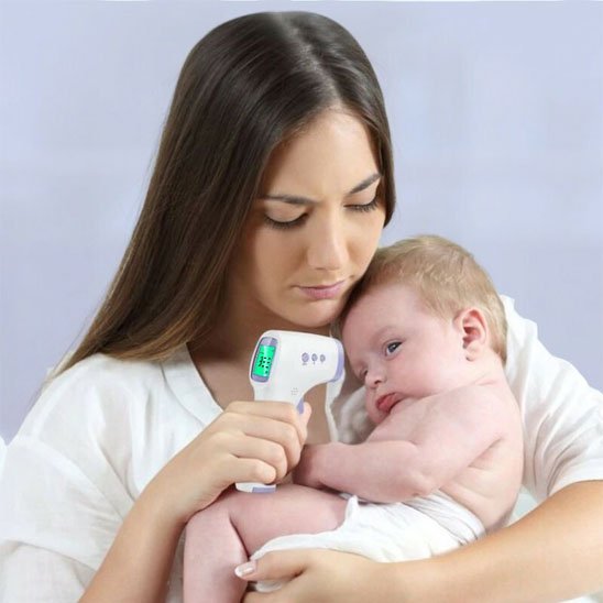 Thermomètre frontal - ThermoFlash™ | Précision instantanée - Babe - mama