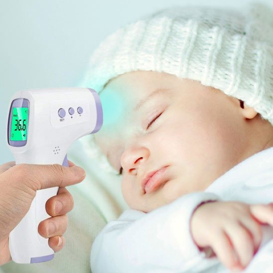 Thermomètre frontal - ThermoFlash™ | Précision instantanée - Babe - mama