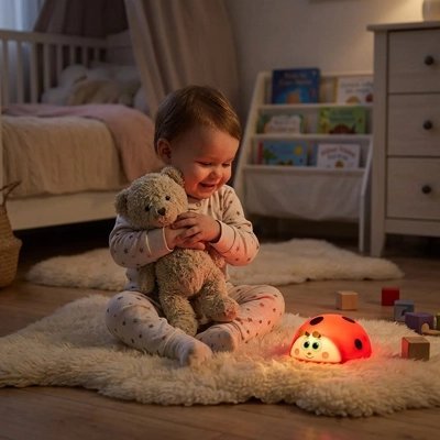 Veilleuse Bébé - RêveCâlin™ | Lumière Douce & Rechargeable - Babe-mama