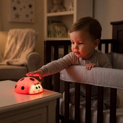 Veilleuse Bébé - RêveCâlin™ | Lumière Douce & Rechargeable - Babe-mama