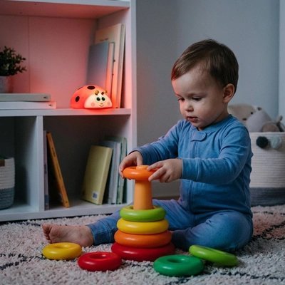 Veilleuse Bébé - RêveCâlin™ | Lumière Douce & Rechargeable - Babe-mama