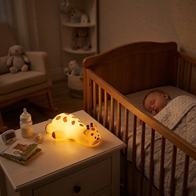 Veilleuse pour bebe - Lumiboo™: Lumière Douce Apaisante - Babe-mama