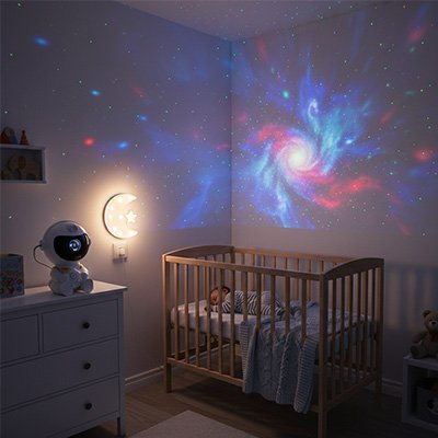 Veilleuse projection - BabyDream™| Nuit étoilée apaisante - Babe - mama