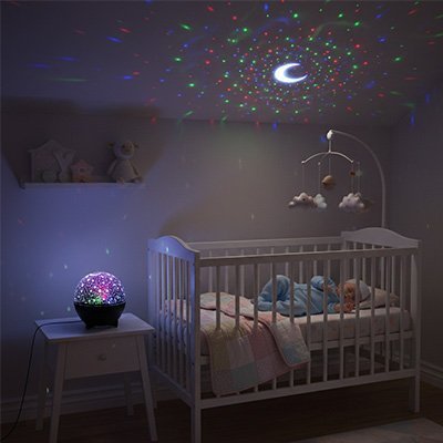 Veilleuse projection - Rêvélune™: Étoilée - Babe-mama